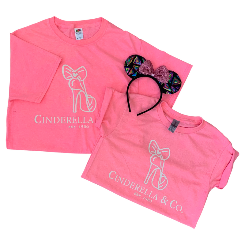 Neon Pink Cinderella & Co. Tee - Mommy & Me