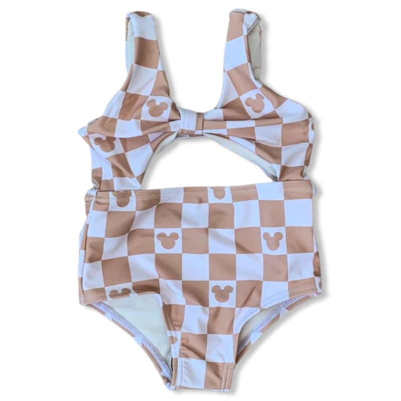 Checkered Mouse One-Piece